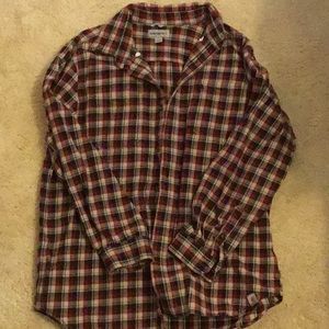 Carhartt men’s long sleeve button up flannel